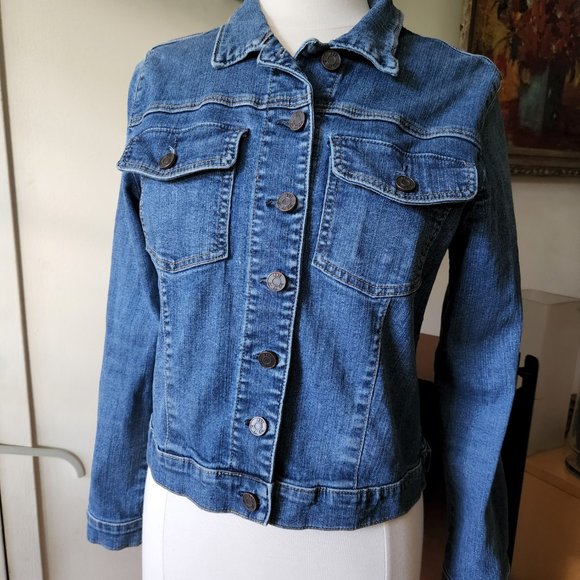 KUT from the Kloth Jean Denim Jacket size XL fits L 10 - Picture 4 of 17